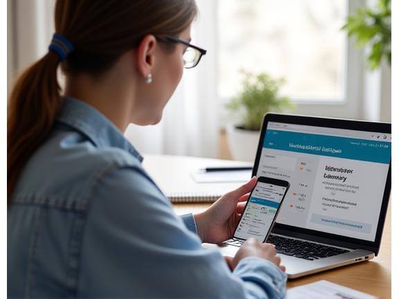 Studente che segue corsi di lingua online con LinguaViva Italia
